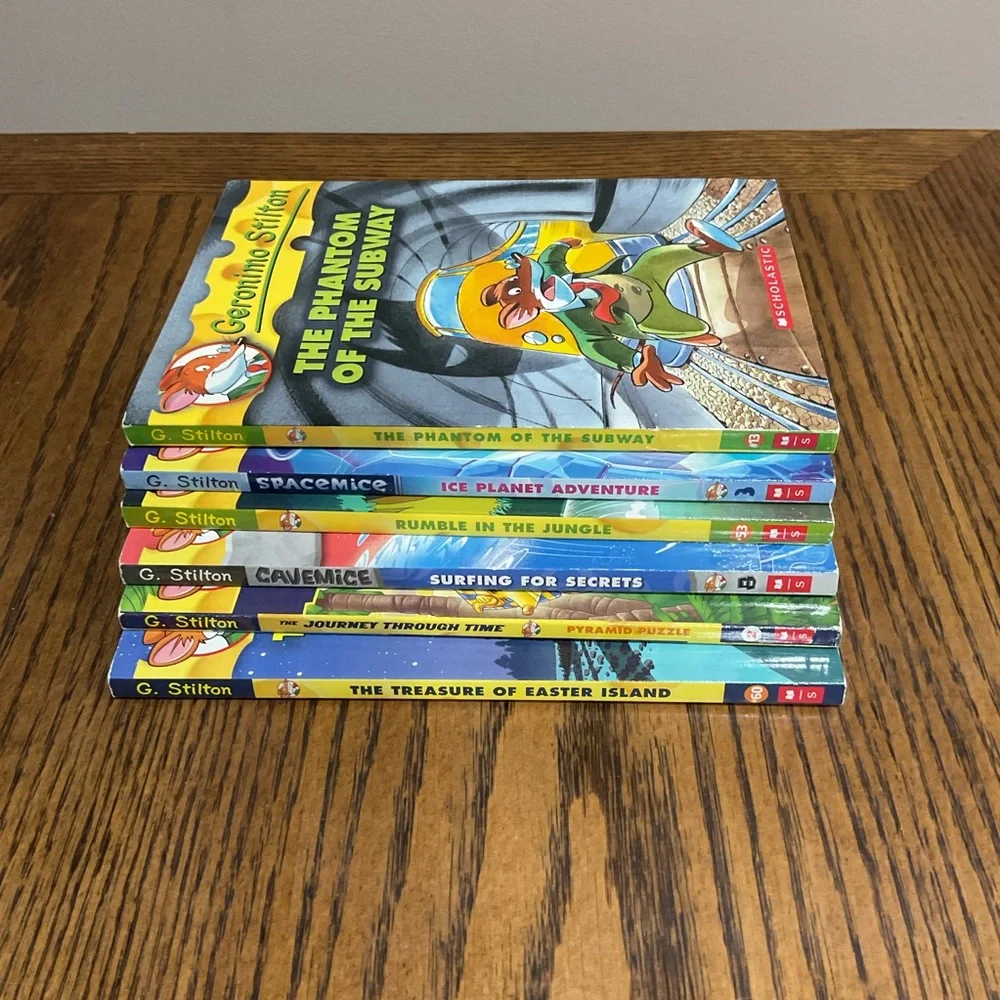 6 Scholastic Geronimo Stilton Adventure Chapter Books 📚